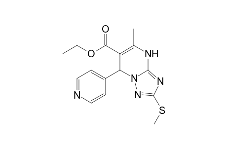 Ethyl 7-(4-pyridyl)-2-methylthio-5-methyl-4,7-dihydro-1,2,4-triazolo[1,5-a]pyrimidine-6-carboxylate