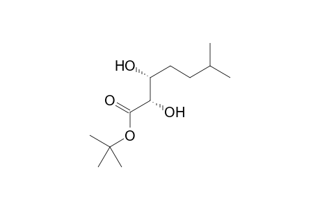 (2S,3R)-tert-butyl 2,3-dihydroxy-6-methylheptanoate