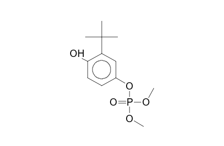 Phosphoric acid, 3-(1,1-dimethylethyl)-4-hydroxyphenyl dimethyl ester