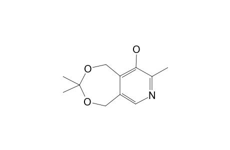 9-HYDROXY-3,3,8-TRIMETHYL-[1,3]-DIOXEPINO-[5,6-C]-PYRIDINE