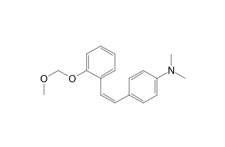 4-((Z)-2-[2-(Methoxymethoxy)phenyl]ethenyl)-N,N-dimethylaniline