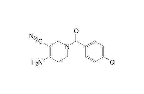 4-amino-1-(p-chlorobenzoyl)-1,2,5,6-tetrahydronicotinonitrile