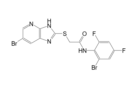 N-(2-bromo-4,6-difluorophenyl)-2-[(6-bromo-3H-imidazo[4,5-b]pyridin-2-yl)sulfanyl]acetamide
