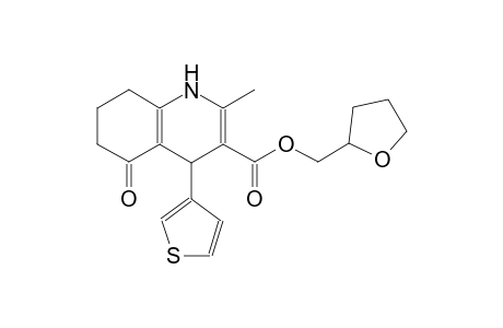 tetrahydro-2-furanylmethyl 2-methyl-5-oxo-4-(3-thienyl)-1,4,5,6,7,8-hexahydro-3-quinolinecarboxylate