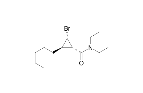 (1S*,2S*,3R*)-2-Bromo-N,N-dimethyl-3-pentylcyclopropanecarboxamide