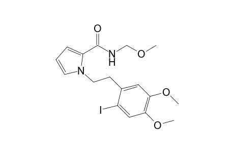 1-[2-(2-Iodo-4,5-dimethoxyphenyl)ethyl]pyrrole-2-carboxylic acid methoxy methyl amide