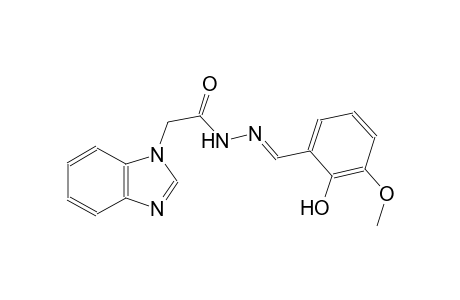 1H-benzimidazole-1-acetic acid, 2-[(E)-(2-hydroxy-3-methoxyphenyl)methylidene]hydrazide