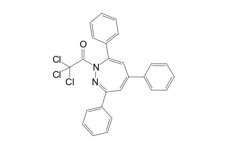 1-Trichloroacetyl-3,5,7-triphenyl-1H-1,2-diazepine