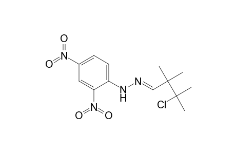 Butanal, 3-chloro-2,2,3-trimethyl-, (2,4-dinitrophenyl)hydrazone