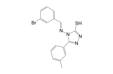 4-{[(E)-(3-bromophenyl)methylidene]amino}-5-(3-methylphenyl)-4H-1,2,4-triazole-3-thiol