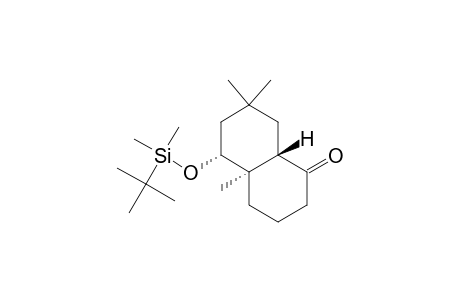 (4aR,5R,8aS)-5-[tert-butyl(dimethyl)silyl]oxy-4a,7,7-trimethyl-3,4,5,6,8,8a-hexahydro-2H-naphthalen-1-one
