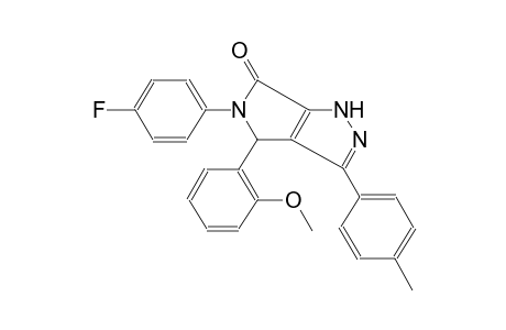 pyrrolo[3,4-c]pyrazol-6(1H)-one, 5-(4-fluorophenyl)-4,5-dihydro-4-(2-methoxyphenyl)-3-(4-methylphenyl)-