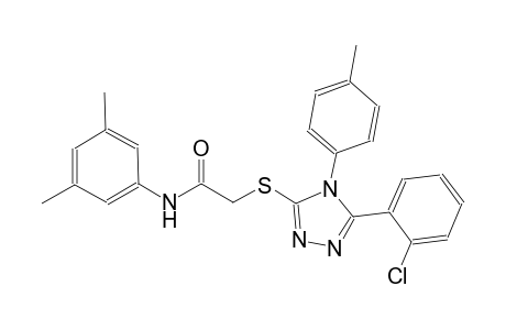 2-{[5-(2-chlorophenyl)-4-(4-methylphenyl)-4H-1,2,4-triazol-3-yl]sulfanyl}-N-(3,5-dimethylphenyl)acetamide