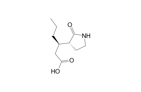 (3R)-3-[(3R)-2-ketopyrrolidin-3-yl]hexanoic acid