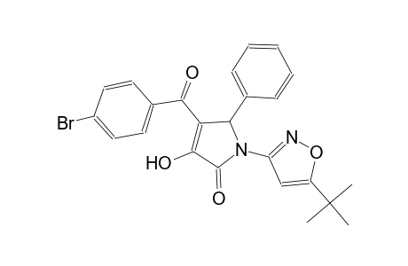 4-(4-bromobenzoyl)-1-(5-tert-butyl-3-isoxazolyl)-3-hydroxy-5-phenyl-1,5-dihydro-2H-pyrrol-2-one