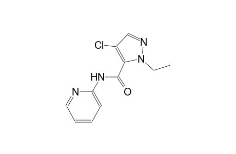 4-chloro-1-ethyl-N-(2-pyridinyl)-1H-pyrazole-5-carboxamide