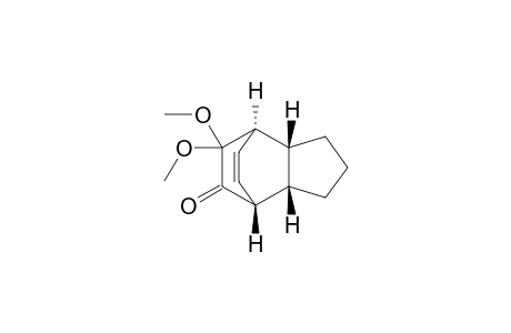 (1R*,2R*,6S*,7R*)-9,9-Dimethoxytricyclo[5.2.2.0(2,6)]undec-10-en-8-one