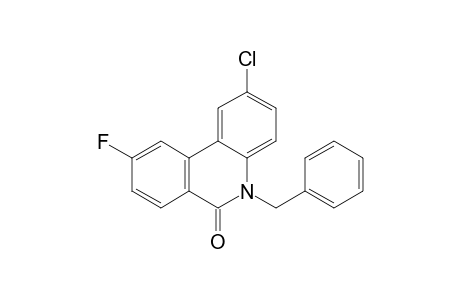 2-Chloro-9-fluoro-5-benzylphenanthridin-6-one