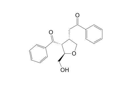 2-[(3S,4R,5R)-4-benzoyl-5-(hydroxymethyl)-3-oxolanyl]-1-phenylethanone