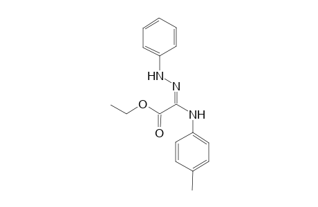 Acetic acid, 2-(4-methylphenylamino)-2-phenylhydrazono-, ethyl ester