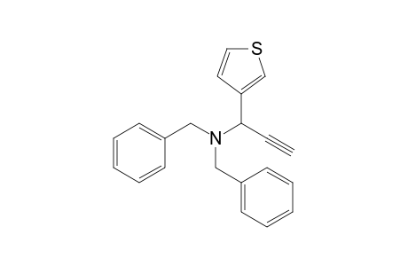 N,N-Dibenzyl-1-(3-thienyl)-2-propyn-1-amine