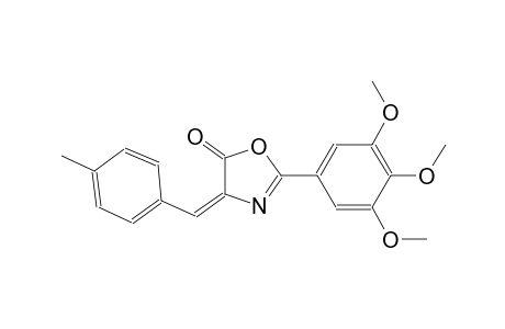 5(4H)-oxazolone, 4-[(4-methylphenyl)methylene]-2-(3,4,5-trimethoxyphenyl)-, (4E)-