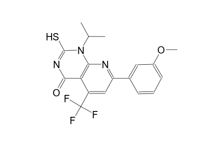 pyrido[2,3-d]pyrimidin-4(1H)-one, 2-mercapto-7-(3-methoxyphenyl)-1-(1-methylethyl)-5-(trifluoromethyl)-