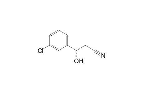 (S)-3-(3-Chlorophenyl)-3-hydroxypropanenitrile