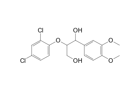 2-(2,4-dichlorophenoxy)-1-(3,4-dimethoxyphenyl)-1,3-propanediol