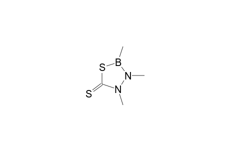 1,3,4,2-Thiadiazaborolidine-5-thione, 2,3,4-trimethyl-