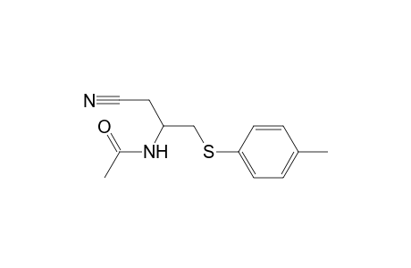 Acetamide, N-[1-(cyanomethyl)-2-[(4-methylphenyl)thio]ethyl]-