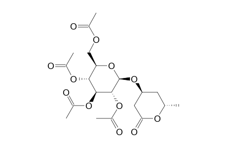 [(2R,3R,4S,5R,6R)-3,4,5-triacetoxy-6-[(2S,4S)-2-methyl-6-oxo-tetrahydropyran-4-yl]oxy-tetrahydropyran-2-yl]methyl acetate