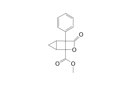 7-Oxo-1-phenyl-6-oxatricyclo[3.2.0.0(2,4)]heptan-5-carboxylic acidmethylester