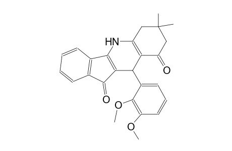 5H-indeno[1,2-b]quinoline-9,11-dione, 10-(2,3-dimethoxyphenyl)-6,7,8,10-tetrahydro-7,7-dimethyl-