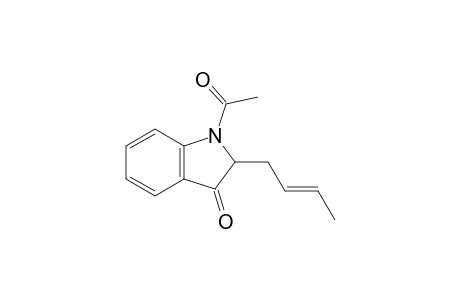 1-Acetyl-2-[(E)-but-2-enyl]-2H-indol-3-one