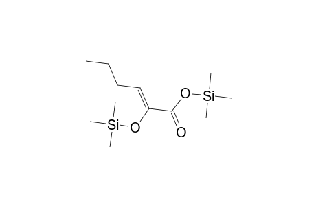 2-Hexenoic acid, 2-[(trimethylsilyl)oxy]-, trimethylsilyl ester