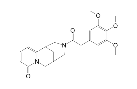 3-[2-(3,4,5-trimethoxy-phenyl)-acetyl]-1,2,3,4,5,6-hexahydro-1,5-methano-pyrido[1,2-a][1,5]diazocin-8-one