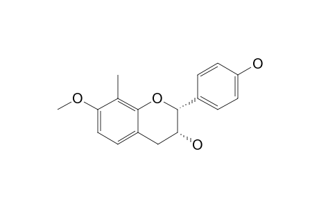 TUPICHINOL-A;(2R,3R)-3,4'-DIHYDROXY-7-METHOXY-8-METHYLFLAVAN