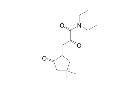 N,N-DIETHYL-3-(4,4-DIMETHYL-2-OXOCYCLOPENTYL)-PYRUVOYLAMIDE