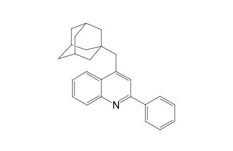 2-Phenyl-4-[(tricyclo[3.3.1.1(3,7)]dec-1-yl)methyl]quinoline