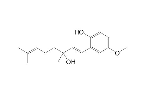 1-(2-Hydroxy-5-methoxyphenyl)-3,7-dimethylocta-1,6-dien-3-ol