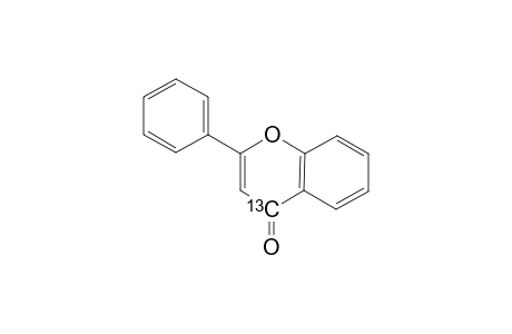 4H-1-Benzopyran-4-one-4-13C, 2-phenyl-