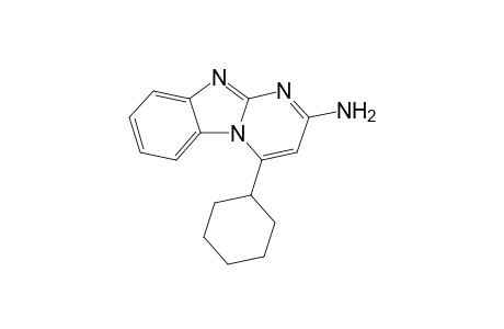 (4-cyclohexylpyrimido[1,2-a]benzimidazol-2-yl)amine