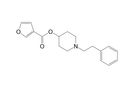 1-(2-Phenylethyl)piperidin-4-yl-furan-3-carboxylate