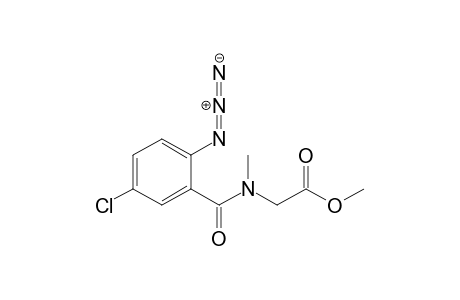 N-(2-Azido-5-chlorobenzoyl)-N-methylglycine methyl ester
