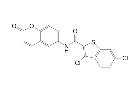 3,6-dichloro-N-(2-oxo-2H-chromen-6-yl)-1-benzothiophene-2-carboxamide