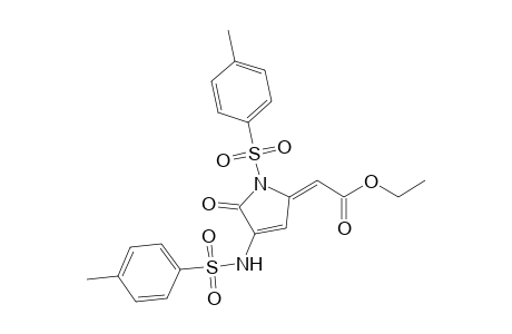 (E)-5-(Ethoxycarbonylmethylidene)-1-(4-tolylsulfonyl)-3-(4-tolylsulfonylamino)-2,5-dihydropyrrol-2-one