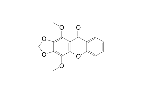 1,4-DIMETHOXY-2,3-METHYLENEDIOXYXANTHONE
