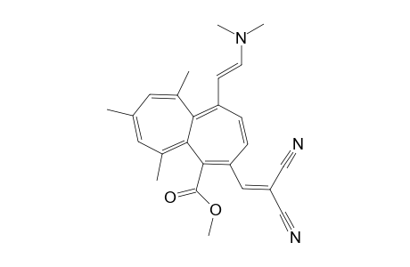 Methyl 4-(2,2-Dicyanoethenyl)-1-[(1E)-2-(dimethylamino)ethenyl]-6,8,10-trimethylheptalene-5-carboxylate
