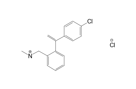 o-[1-(p-chlorophenyl)vinyl]-N-methylbenzylamine, hydrochloride